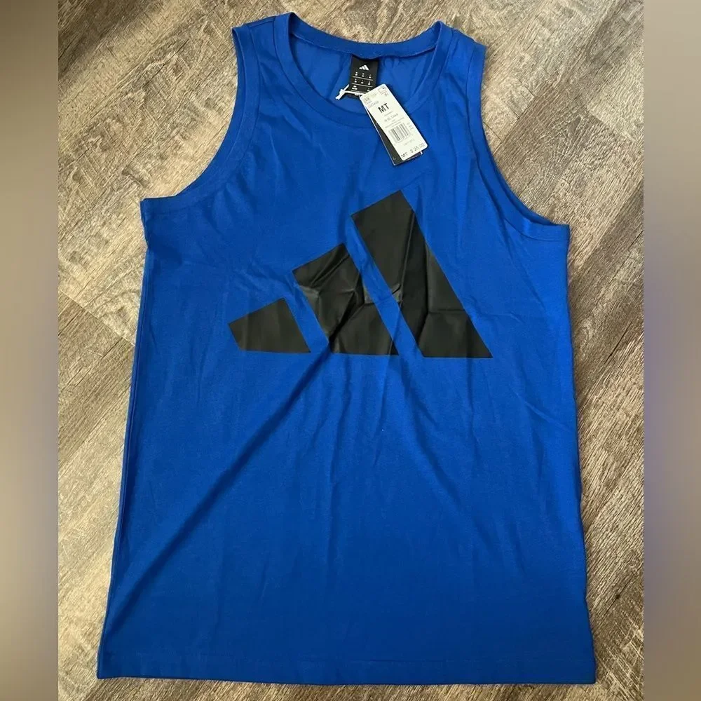 Adidas‎ Crew Neck Big and Tall Tank Top-Medium Tall